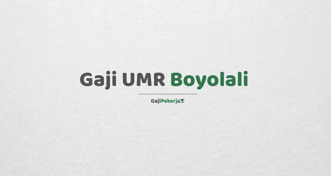 Gaji UMR Boyolali