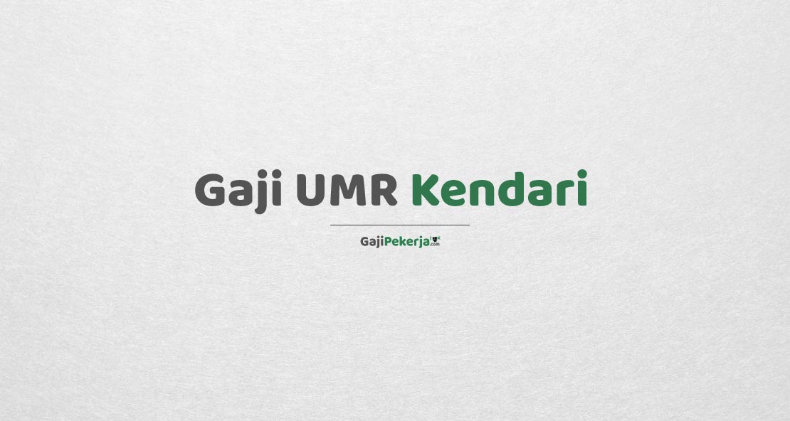 Gaji UMR Kendari