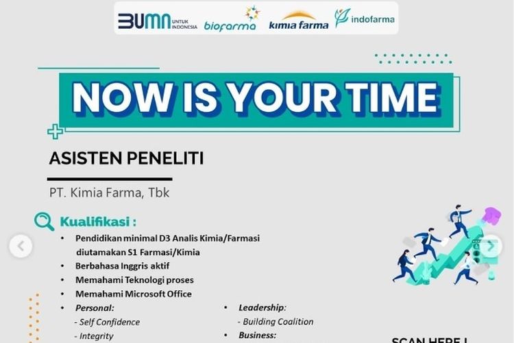 Kimia Farma Group Buka 12 Lowongan Kerja