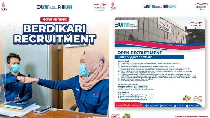 Lowongan Kerja BUMN PT Berdikari Persero untuk Lulusan D3 atau S1