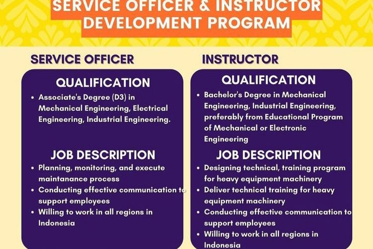 Lowongan Kerja United Tractors